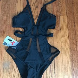 One piece bathing suit